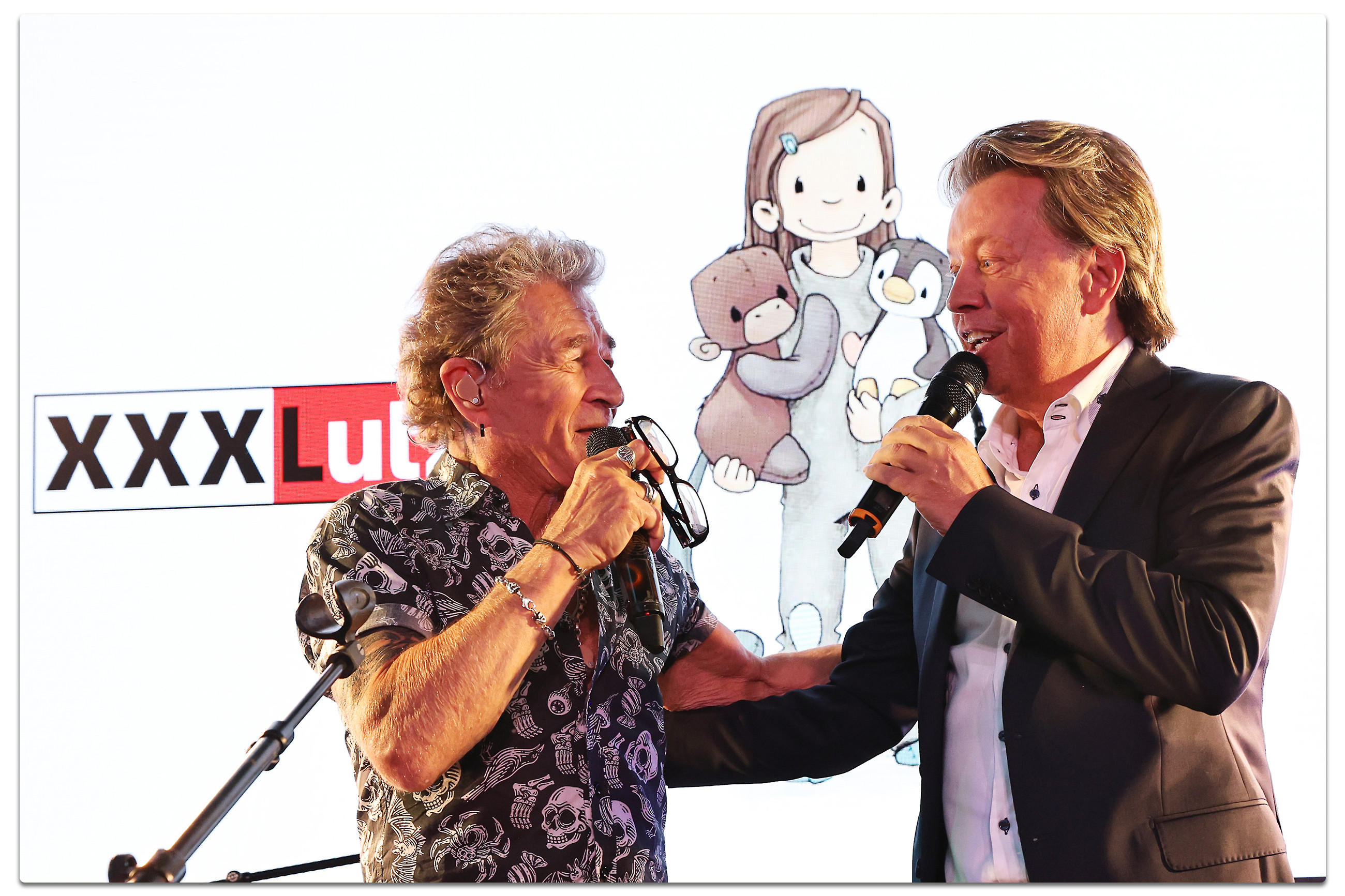 Peter Maffay und Helmuth Götz