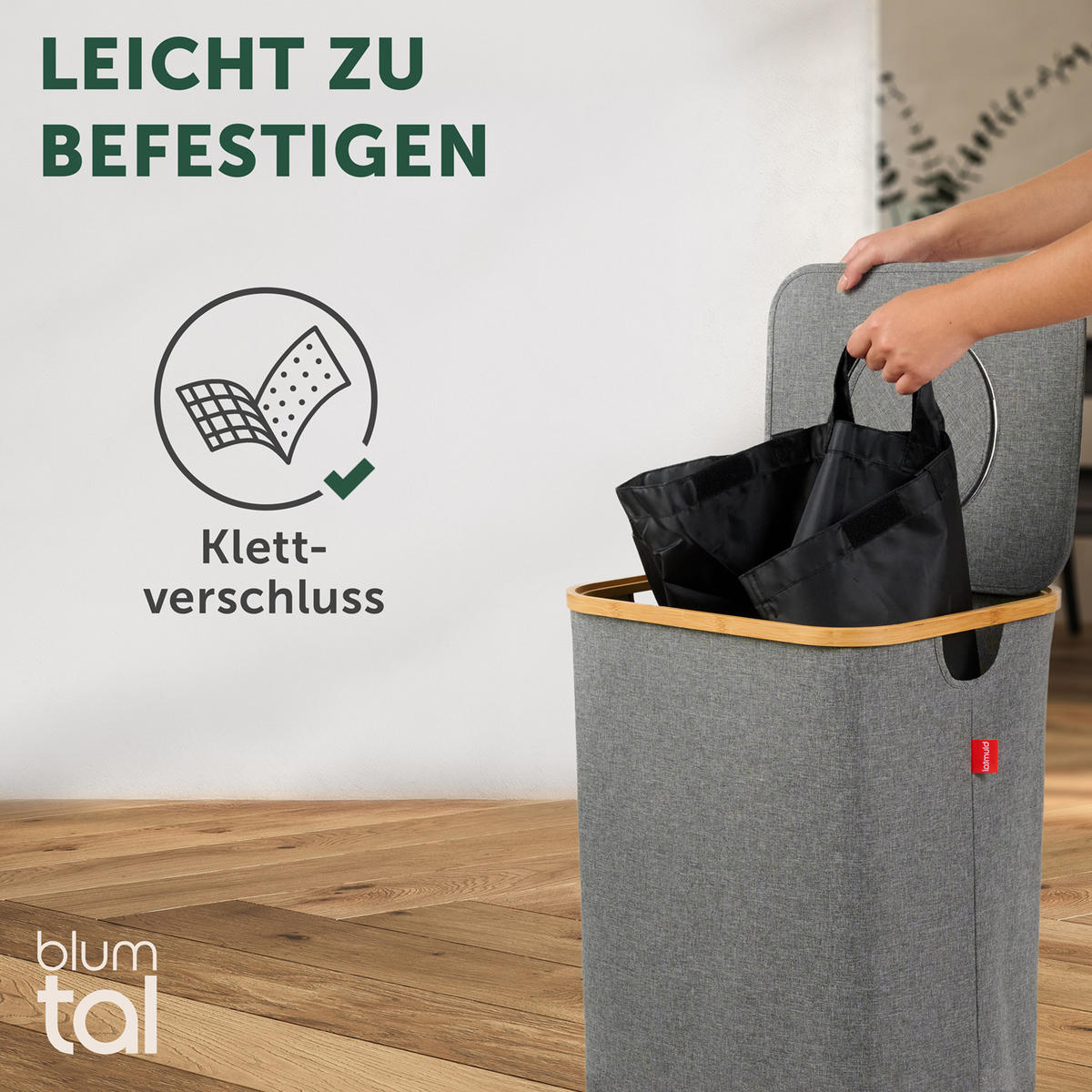 PFANDFLASCHEN-SAMMELBEHÄLTER 100L Grau - Grau, Kunststoff (34/3/42cm) - Blumtal