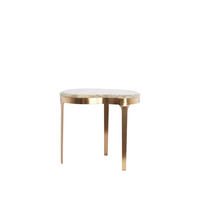 BEISTELLTISCH Giulio Braun 51/38/48 cm - Braun, Metall (51/38/48cm) - Light & Living