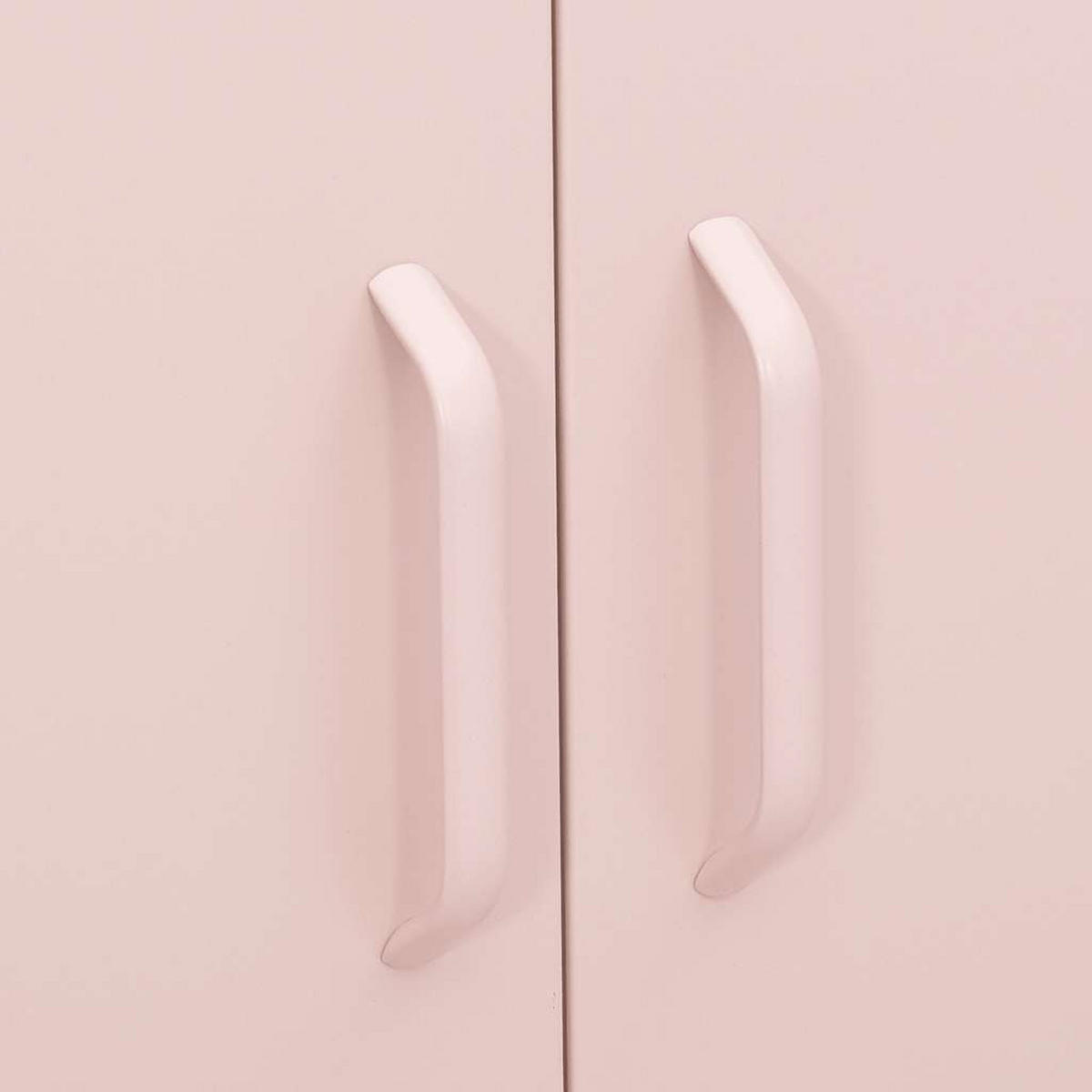LAGERSCHRANK Rosa 80/35/101,5 Cm Stahl - Rosa, Metall (35/101.5/80cm) - vidaXL