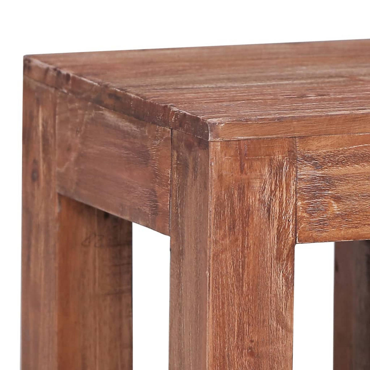 COUCHTISCH 30x30x30 cm Altholz Massiv - Braun, Holzwerkstoff (30/30/30cm) - furnicato