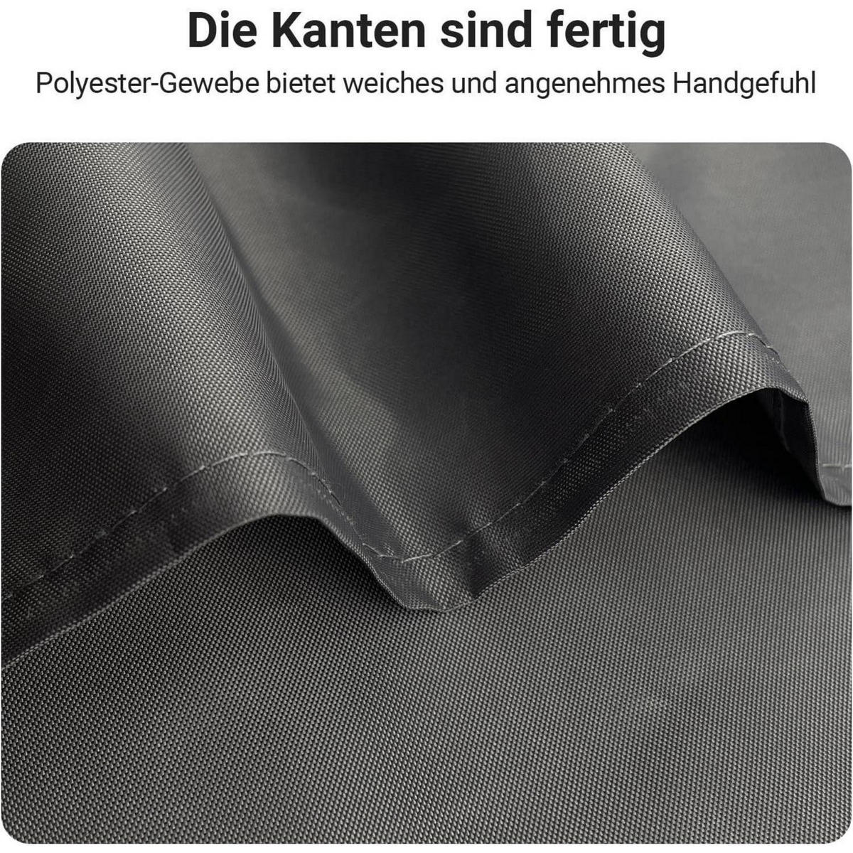 DUSCHVORHANG Dunkelgrau 200 x 200 cm Textil Wasserabweisend Waschbar - Anthrazit, Textil (200/200cm)