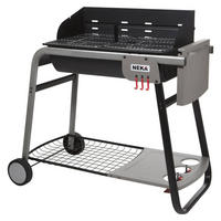 HOLZKOHLEGRILL BBQ - Schwarz, Metall (58.5/120/95cm)