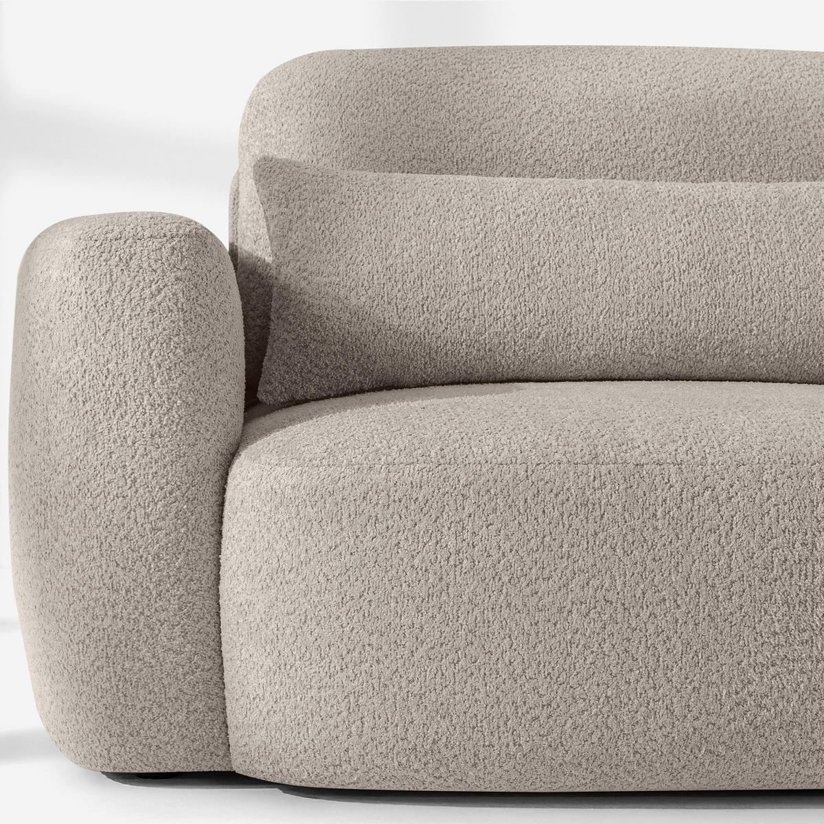 SESSEL ELOSA - Grau, Holz/Textil (145/85/115cm) - KONSIMO®