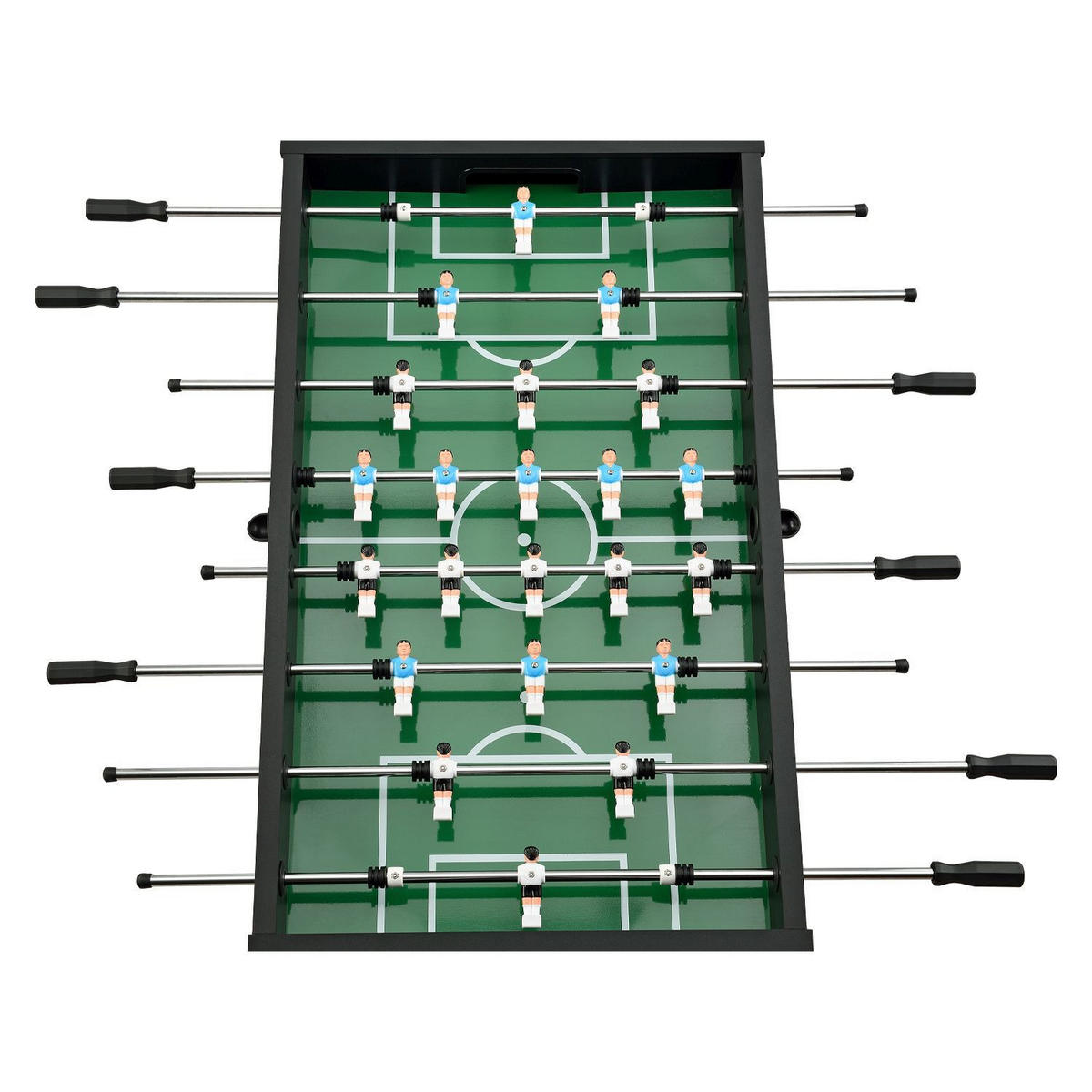 TISCHKICKER Wuzzler schwarz mit Getränkehalter - Schwarz, Holz (72/88/139cm) - Artsport