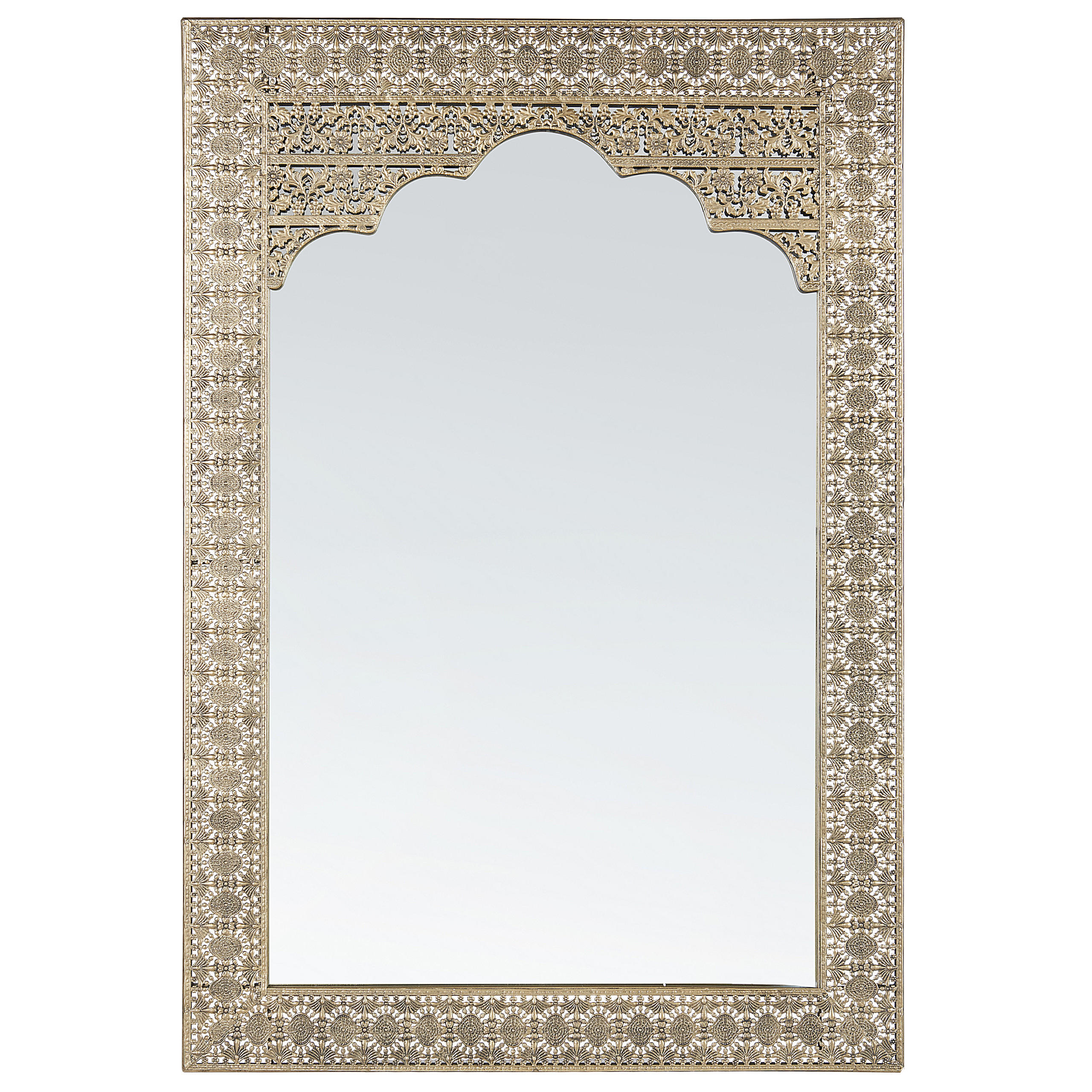 OGLINDĂ DE PERETE aurie dreptunghiulară 60/90 cm Pali