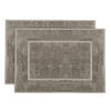 BADEMATTE, 2er-Set, 50x70 cm, 100% Baumwolle - Fango, Textil (50/70cm) - Zollner