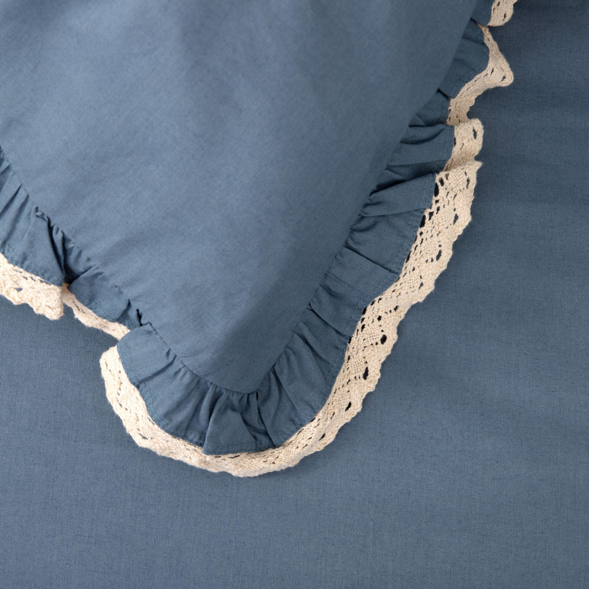 BETTWÄSCHE Moises blau 160/200 cm - Blau, Textil (160/200cm) - Homla