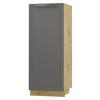 GESCHIRRSCHRANK Kvantum D5D/60/154 Graphit Matt / Eiche Artisan Matt 60 / 59 / 154cm - Graphitfarben/Eiche Artisan, Holz/Holzwerkstoff (60/154/59cm) - Feldmann-Wohnen