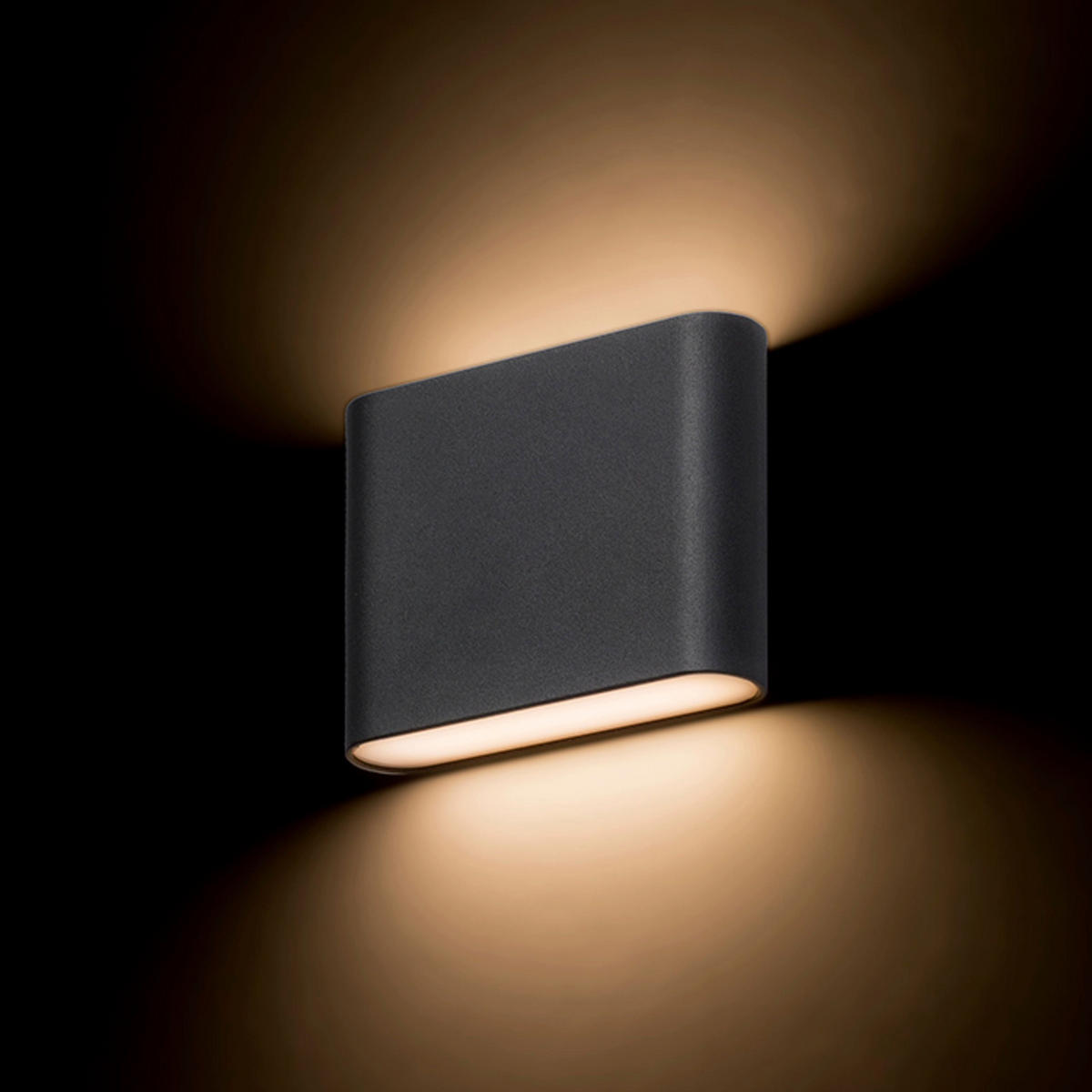 AUSSENLEUCHTE CHOIX 114 Anthrazitgrau 6 W IP54 - Grau, Metall (114/27/9cm) - Rendl