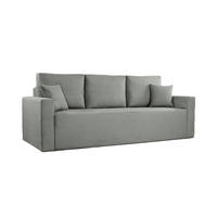 SCHLAFSOFA ZOOM Mit Bettkasten Stoff Zoom Grau - Grau, Holz/Textil (227/90/92cm) - Kaiser Möbel