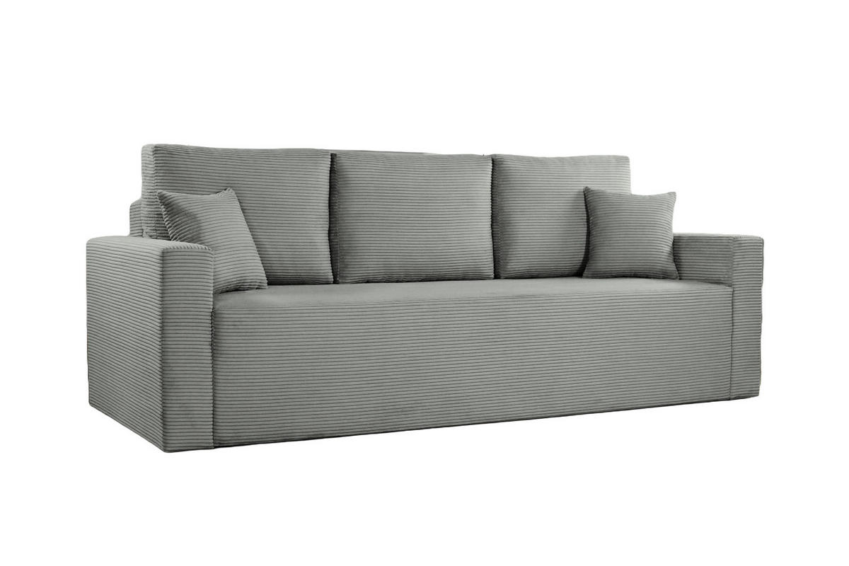 SCHLAFSOFA ZOOM Mit Bettkasten Stoff Zoom Grau - Grau, Holz/Textil (227/90/92cm) - Kaiser Möbel
