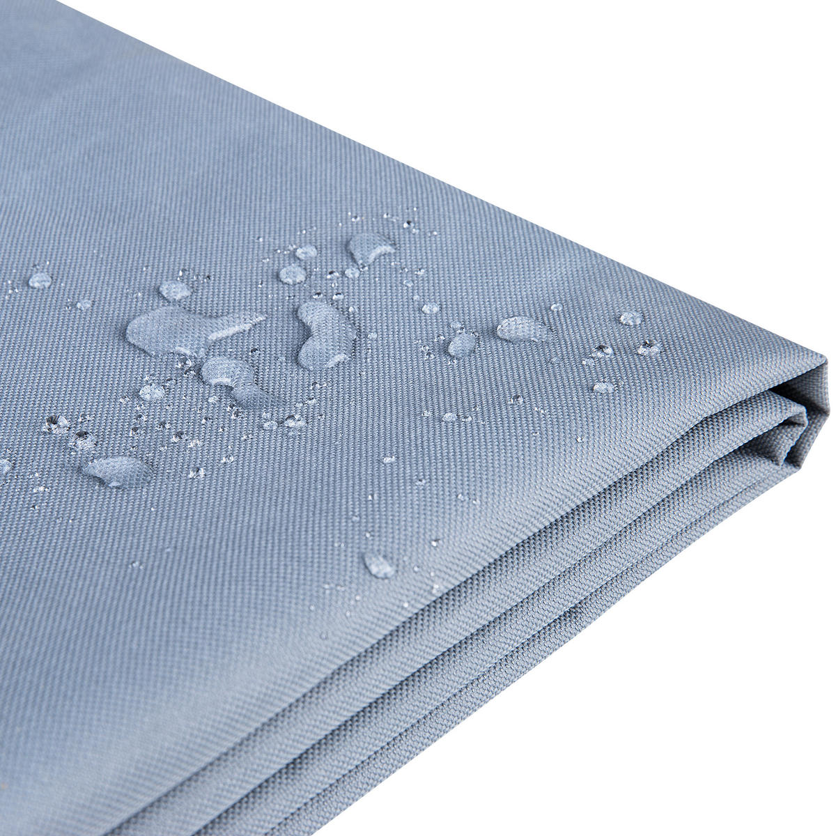 REGENSCHUTZ für Gartenmöbel 160/160/90 cm Chuva - Grau, Kunststoff (160/90/160cm) - Beliani