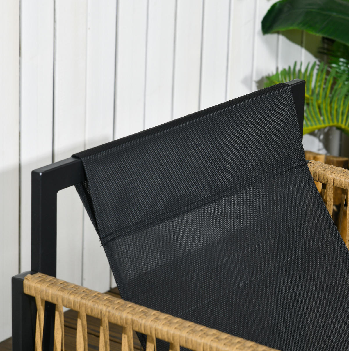 GARTENMÖBEL-SET 106/70/72 cm dunkelgrau aus Polyrattan mit Kissen und Glastisch - Dunkelgrau, Holzwerkstoff - OKWISH