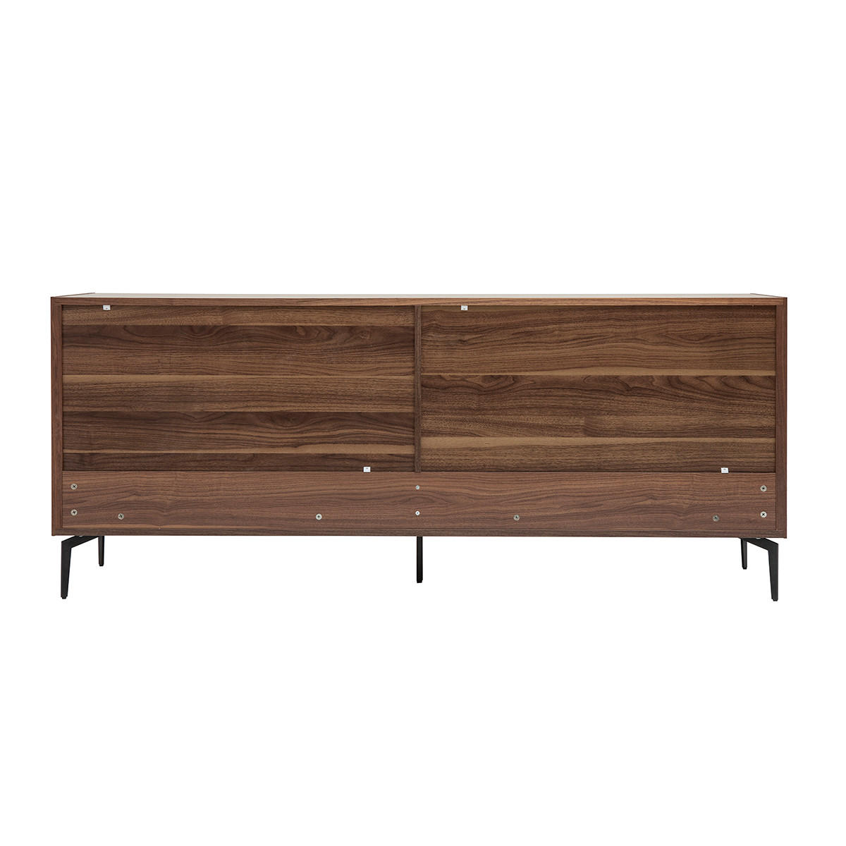 SIDEBOARD Walnussfurnier L180 cm BLISS - Walnussfarben, Holz (40/74.8/180.3cm) - Miliboo