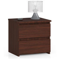 NACHTTISCH Dunkelbraun 40/40/35 - Dunkelbraun, Holzwerkstoff (40/40/35cm) - RAUMHIRSCH FURNITURE