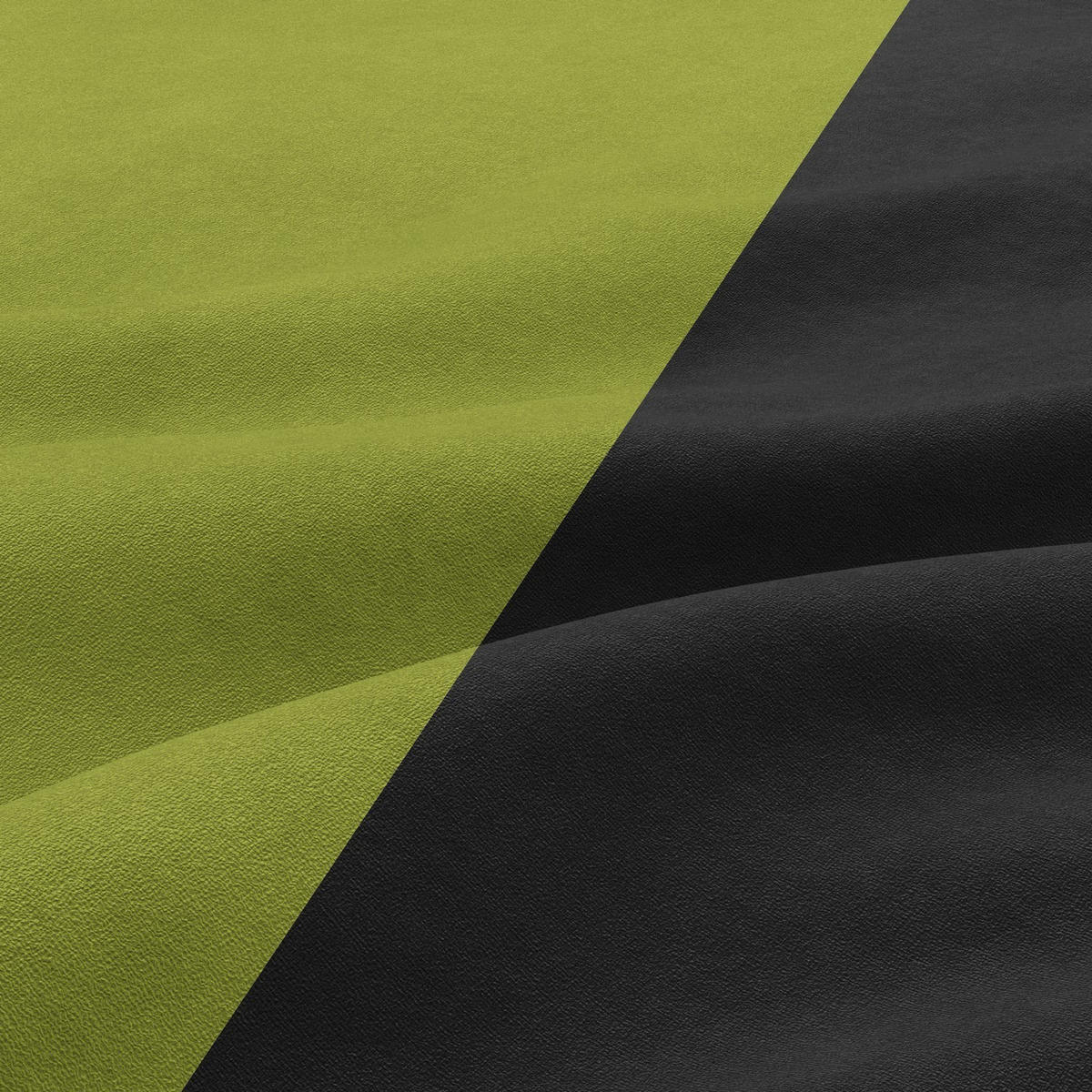 SOFA 2-SITZER MIT SCHLAFFUNKTION ORION, Schwarz + Grün - Schwarz/Grün, Textil (148/90/87cm)