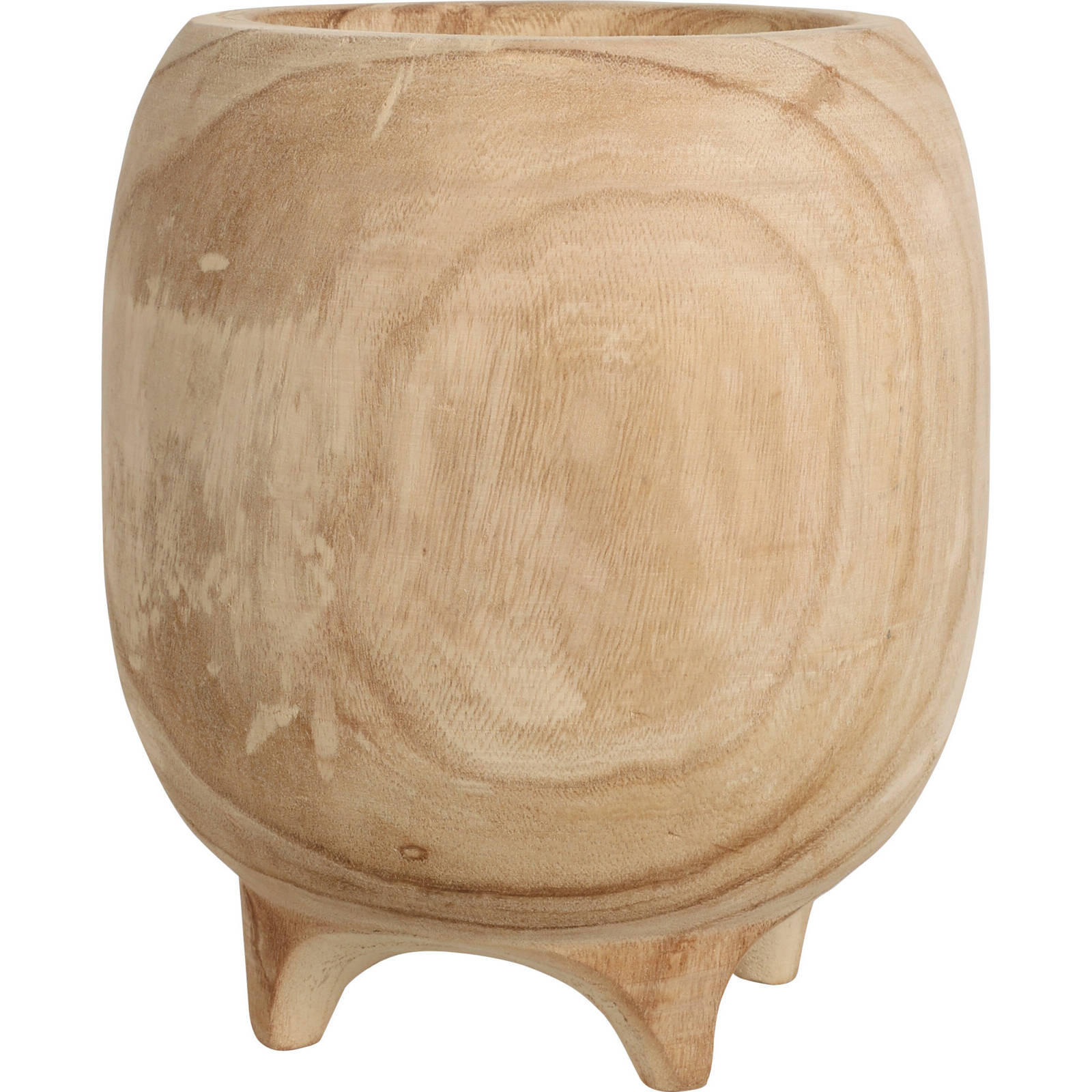 BLUMENTOPF Holz 27 cm - Beige, Holz (30cm)