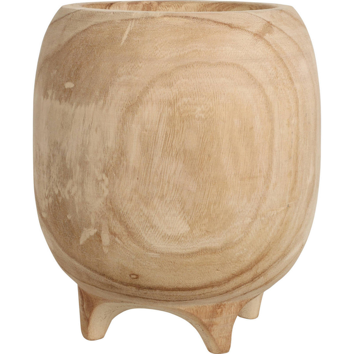 BLUMENTOPF Holz 27 cm - Beige, Holz (30cm)