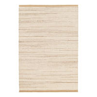 TEPPICH handgefertigt Wolle Jute beige - Beige, Naturmaterialien (120/170cm) - AFK Living