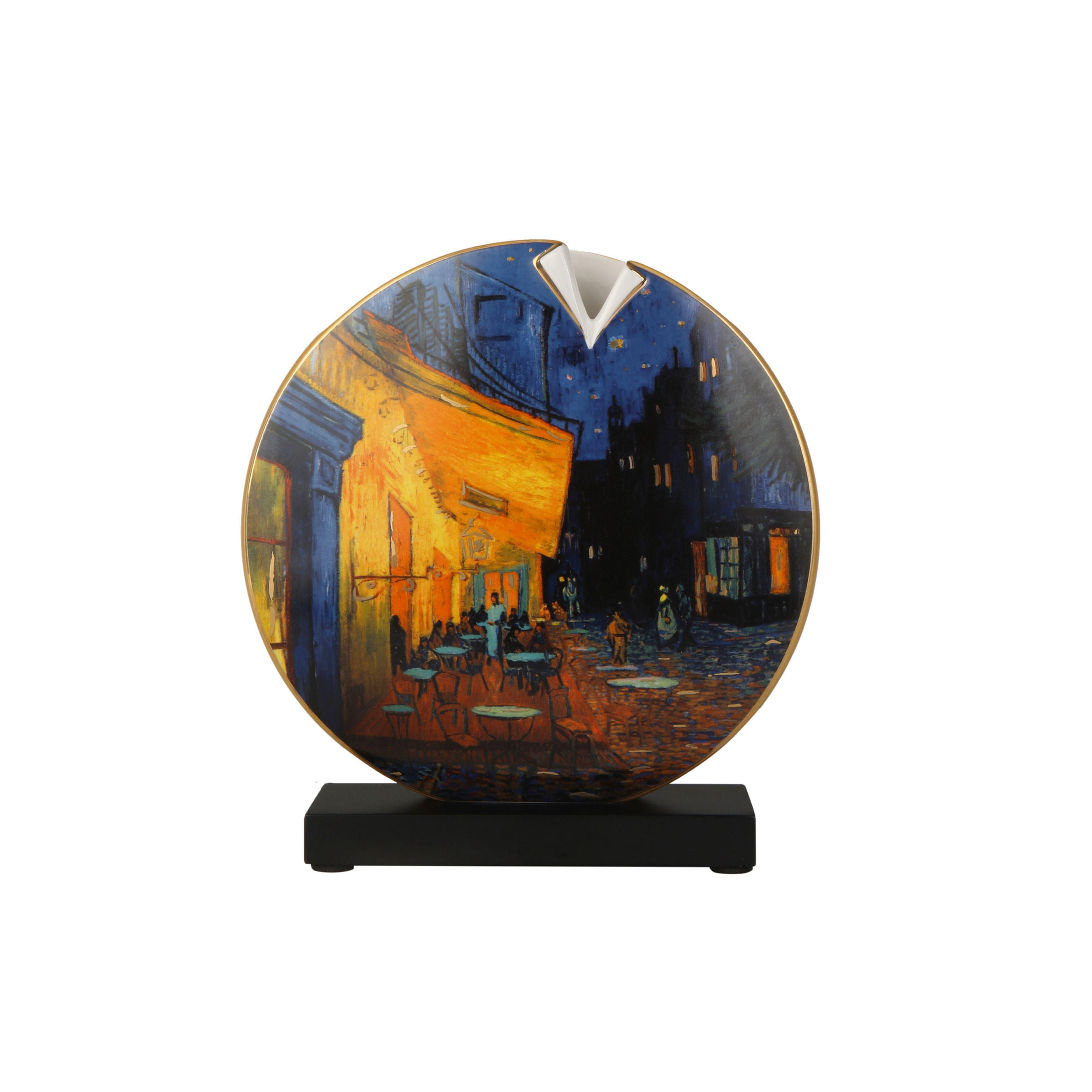 VASE Van Gogh - Café bei Nacht, Porzellan, Bunt, 22.5 cm - Multicolor, Keramik (22.5cm) - Goebel