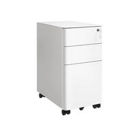 ROLLCONTAINER - Weiß, Metall (46/60/30cm) - Hansiro