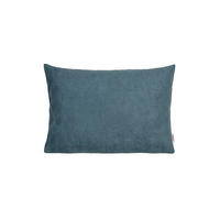 KISSENHÜLLE FarbTon Chenille-Haptik nordlicht-blau 35/25 cm - Blau, Textil (25/35cm) - beties Heimtextil