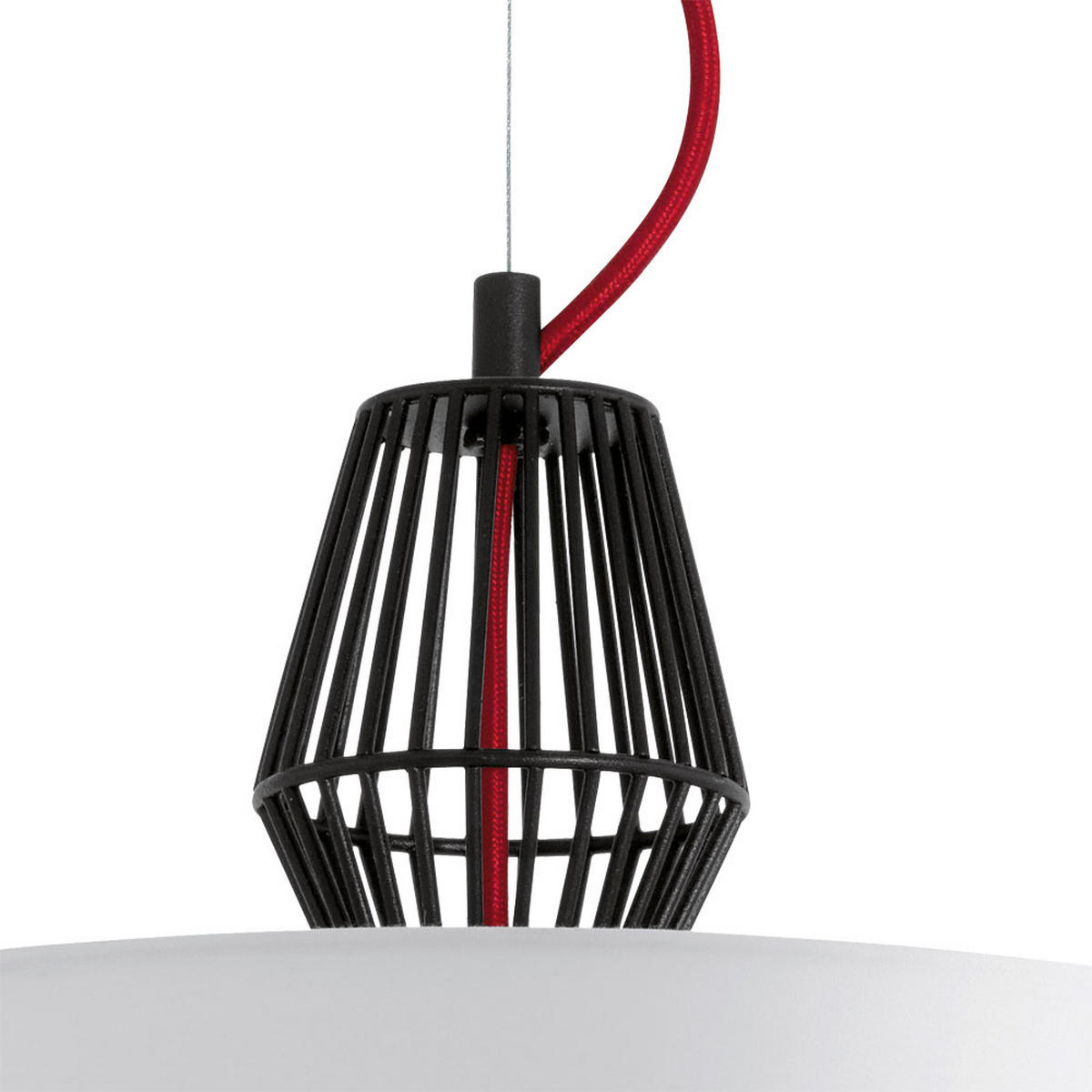 LED HÄNGELEUCHTE Metall Textil Weiß - Weiß, Metall (35.5/35.5/22cm)