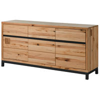 SIDEBOARD Kernbuche 175x45x85 natur geölt VILLANDERS #108 - Braun, Holz (175/85/45cm) - Massivmoebel24
