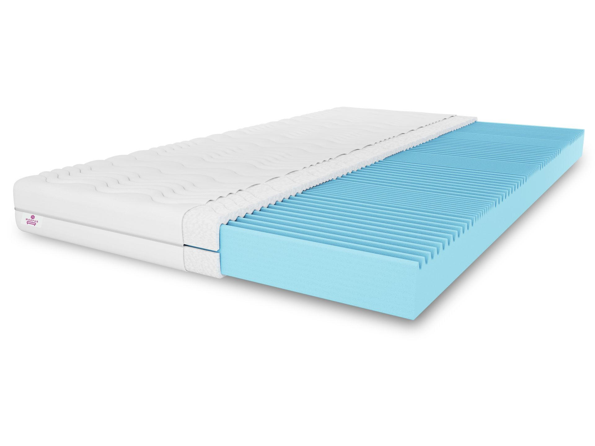 Marpur Matratzentopper Mehrfarbig 100x200 cm