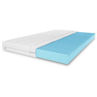 MATRATZENTOPPER mit Massageschicht, Größe: 160x200x10, Frabe: Aloe Vera, mittelhart: H3 - Multicolor, Textil (160/200cm) - Marpur
