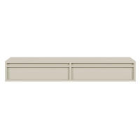 SCHMINKTISCH Evo Graubeige 110 cm - Greige, Holzwerkstoff (110/17/38.5cm) - Selsey