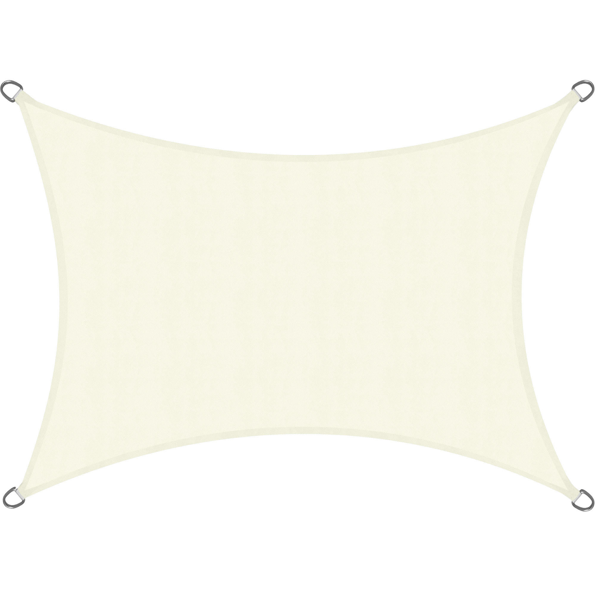 SONNENSEGEL SolVision PS9 200/300 cm rechteckig Creme PE - Creme, Kunststoff (300/200cm) - Sol Royal