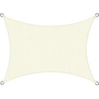 SONNENSEGEL SolVision PS9 300/400 cm rechteckig Creme PE - Creme, Kunststoff (400/300cm) - Sol Royal