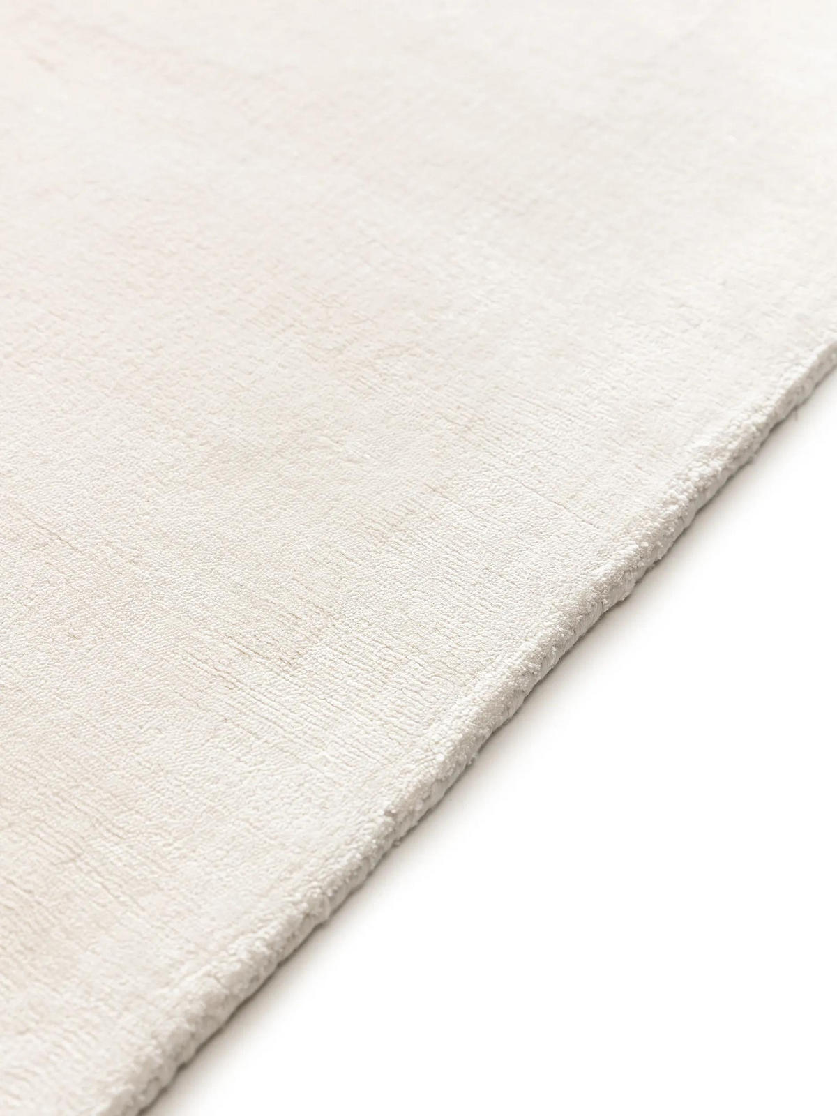 VISKOSETEPPICH Nela Ivory 160x230 cm - Creme, Textil (160/230cm) - benuta Pure