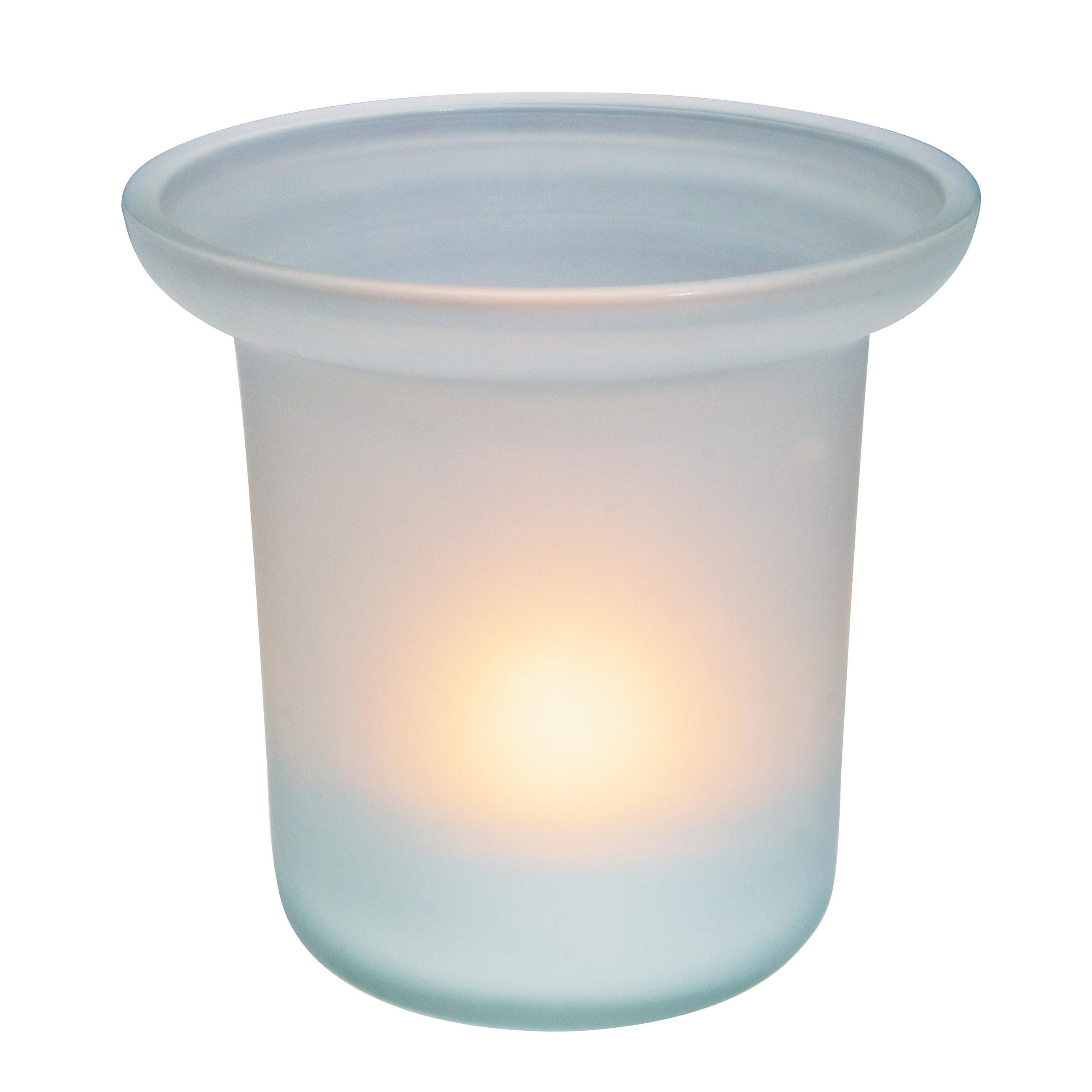 DEKOGLAS - Weiß, Glas (11.5/12/12cm) - eluno