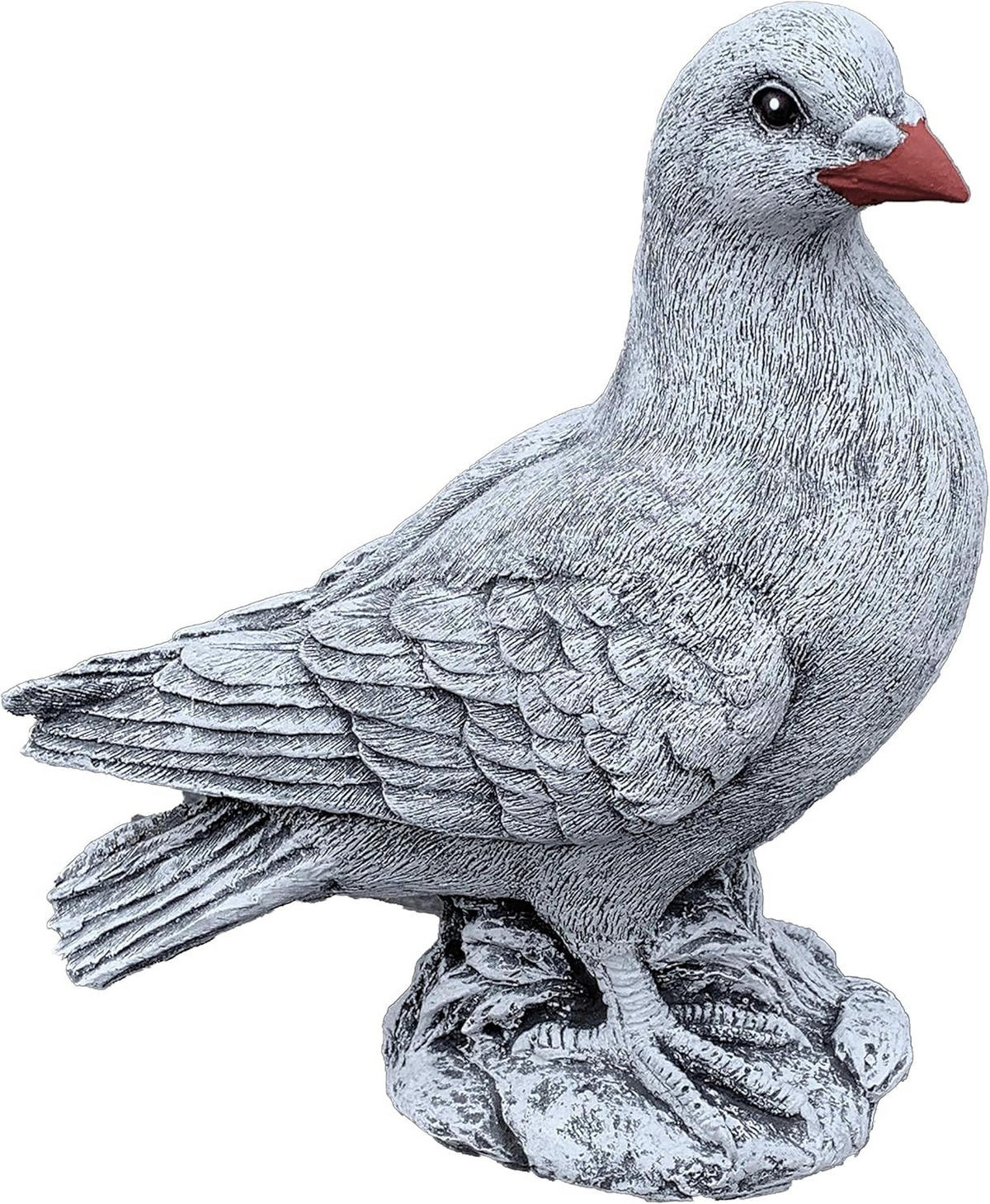 STEINFIGUR Taube frostfest wetterfest Gartenfigur - Grau, Stein (10/22/22cm) - stoneandstyle