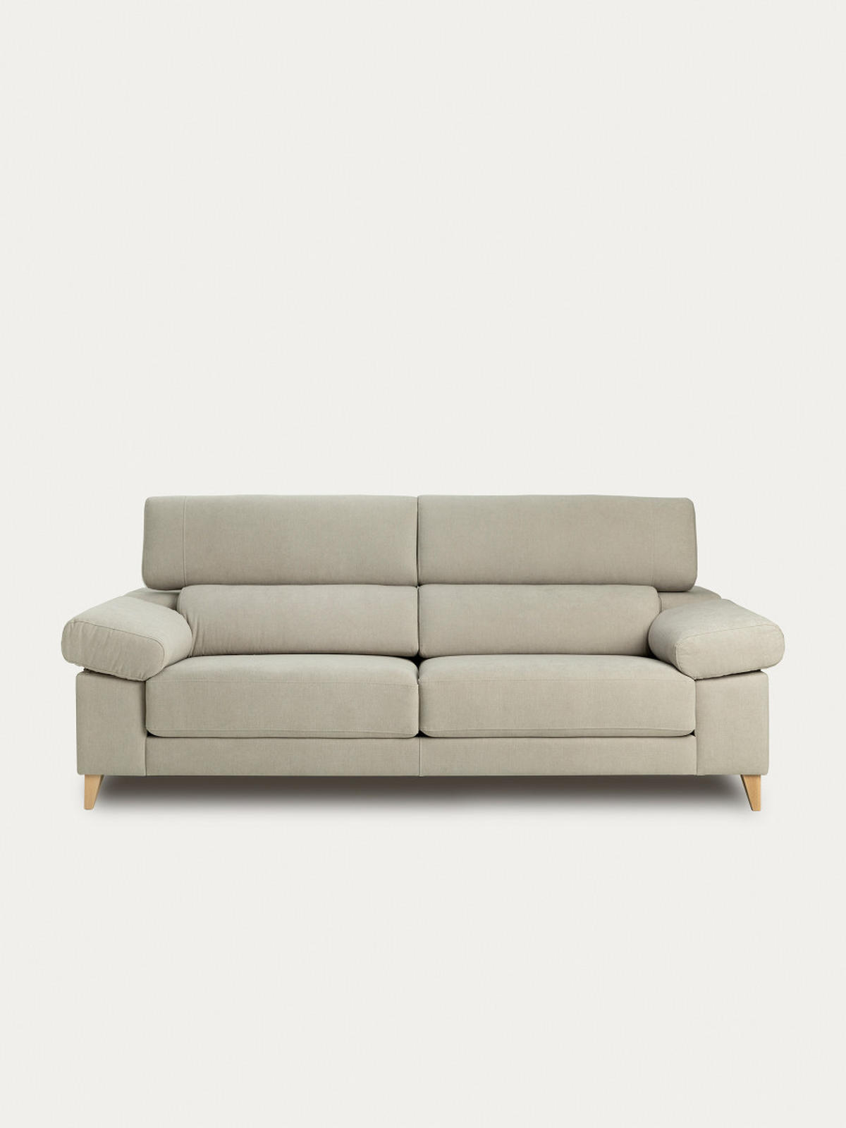 SOFA 3-SITZER Air Grau 236 cm x 101 cm - Grau, Textil (236/101/104cm) - Kenay Home
