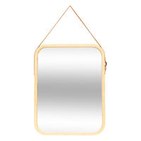 BADEZIMMERSPIEGEL Loft 35/45 cm - Beige, Naturmaterialien (1.5/45/35cm) - 5five Simply Smart