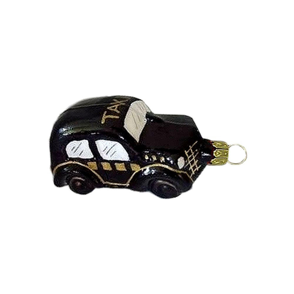 CHRISTBAUMSCHMUCK Auto schwarz 7 cm - Multicolor, Metall (0.1/7/0.1cm)