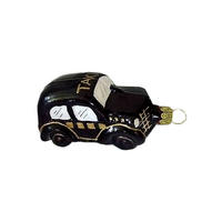 CHRISTBAUMSCHMUCK Auto schwarz 7 cm - Multicolor, Metall (0.1/7/0.1cm)