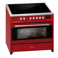 ELEKTRO - Standherd E 913 R 90 cm Rot - Rot, Metall (90/89/60cm) - Gurari