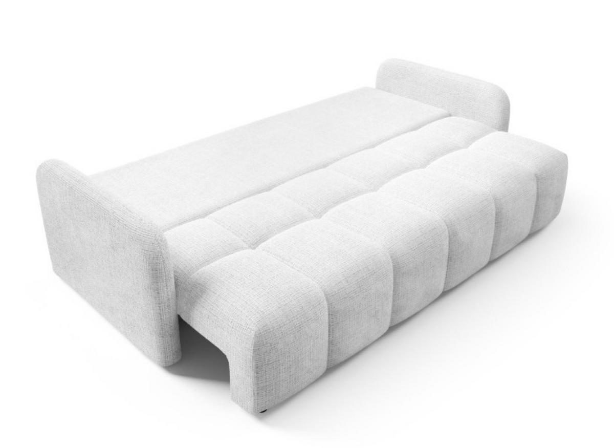 SOFA Cremona KUBI Ausziehbar Mit Bequemem Sitz 81 cm - Grau, Textil (218/90/88cm) - Sepro Meble