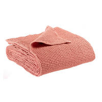 BETTÜBERWURF Maia blütenblatt 180 x 260 cm - Rosa, Textil (180/260cm) - Vivaraise