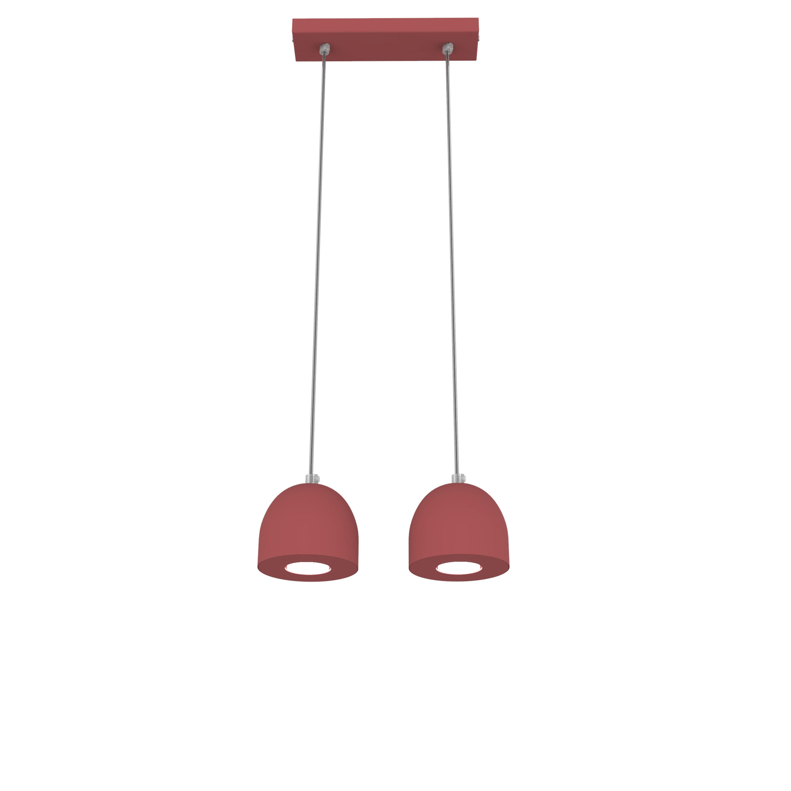 HÄNGELEUCHTE - Weinrot, Metall (6.5/27/120cm) - Lumicom