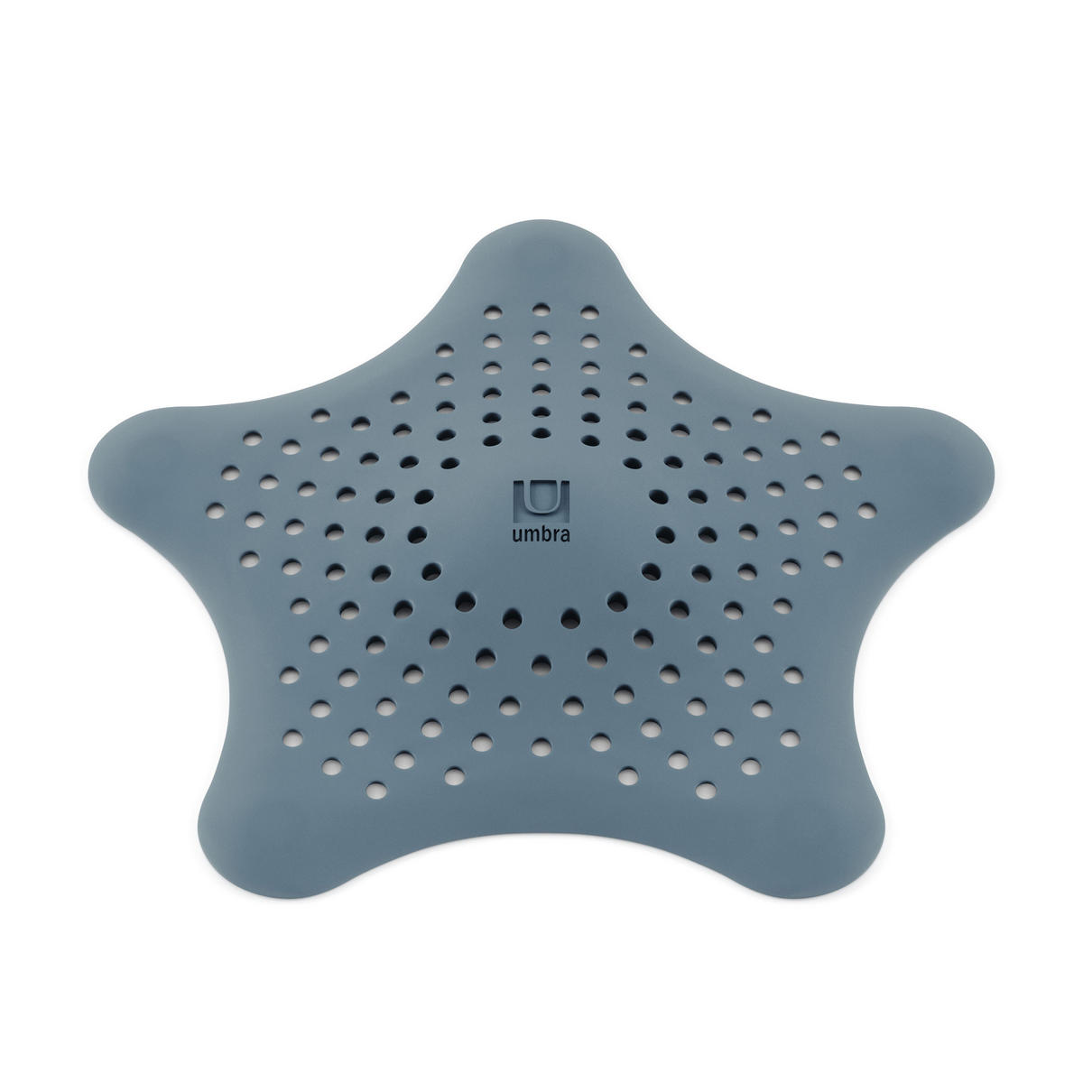 HAARSIEB Starfish mit Saugnäpfen, Schieferblau - Blau, Kunststoff (15/1/15cm) - Umbra