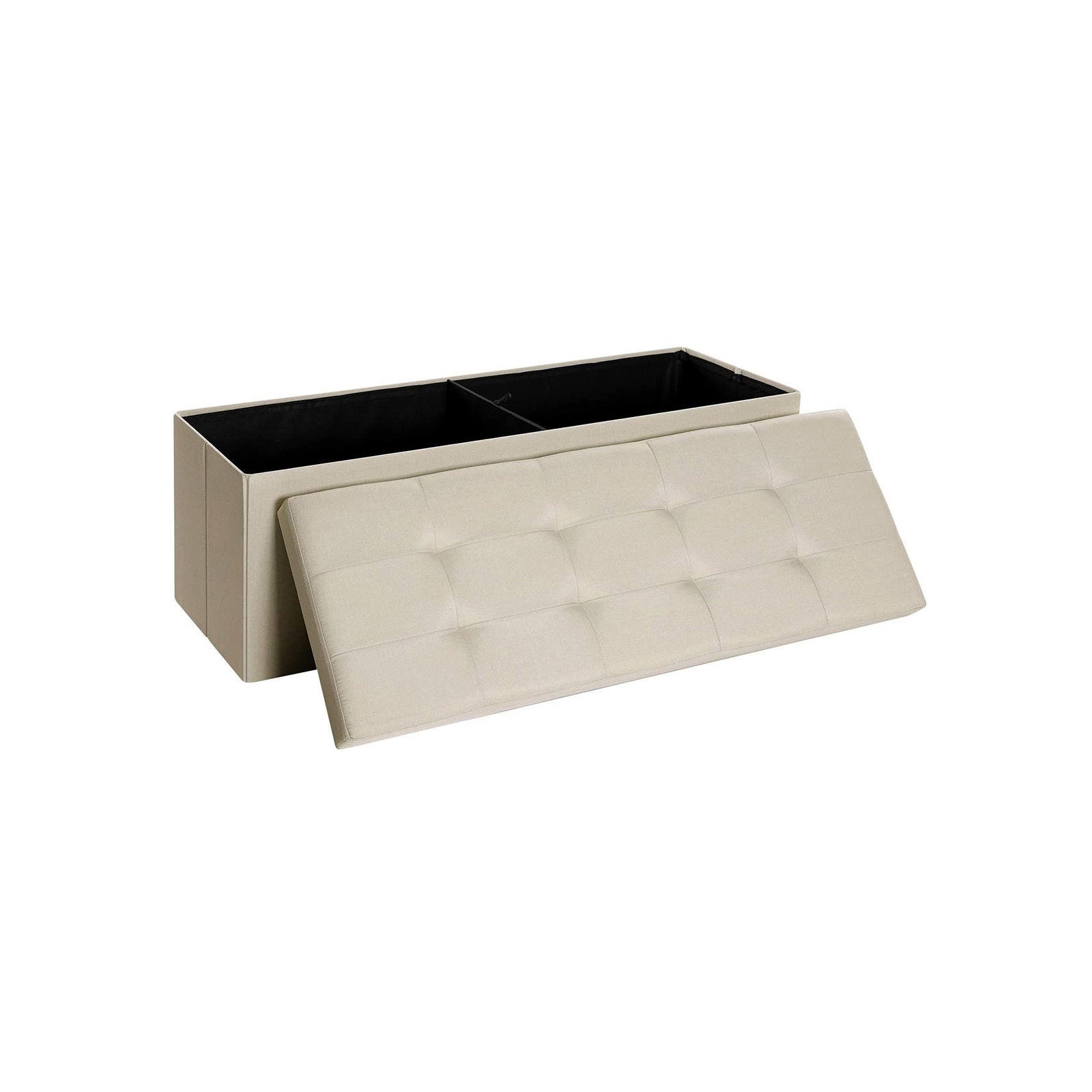 SITZBANK - Beige, Holzwerkstoff (38/38/110cm) - Hansiro