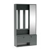 GARDEROBENSCHRANK Pots Plus mit zwei Türen grün - Grün, Holzwerkstoff (100/190/33cm) - Beautysofa