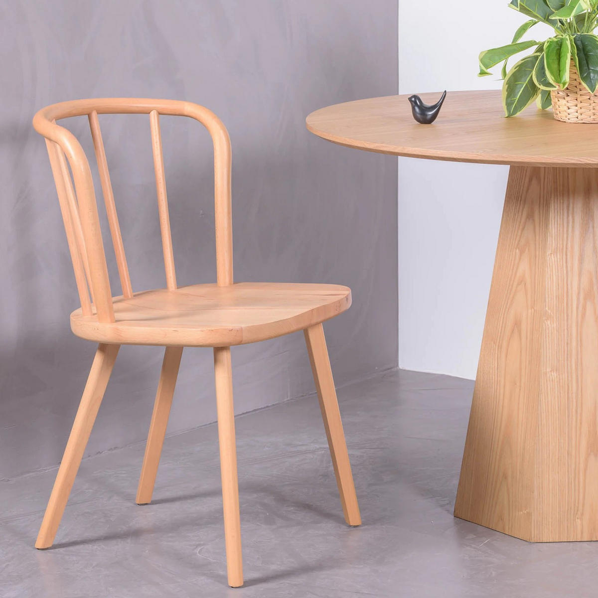 ESSZIMMERSTUHL Holz Buchefarben - Buchefarben, Holz (49/80/48cm) - Nest Dream