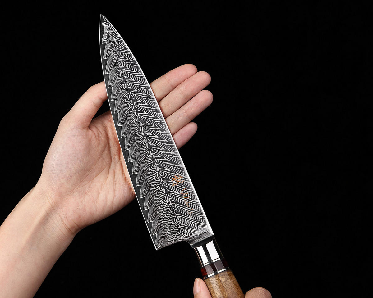 MESSER-SET 6-TEILIG 9–20 cm - Braun, Holz/Metall (1/1/1cm) - Wakoli